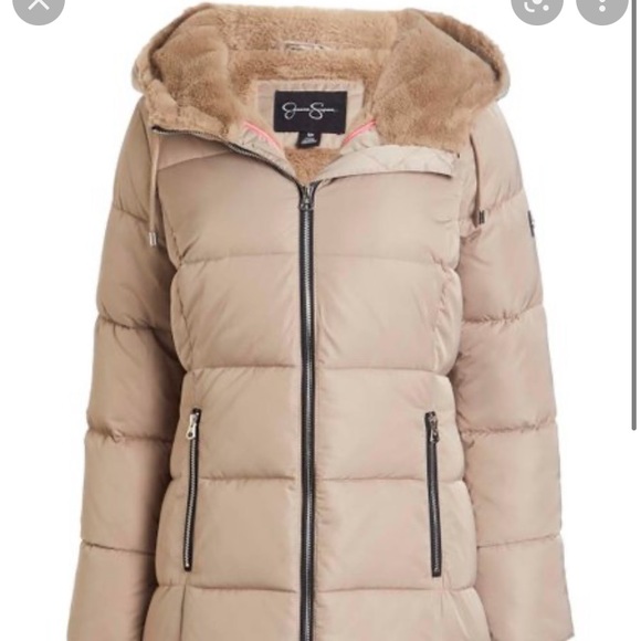 Jessica Simpson Women's Winter Jacket – Sherpa Lined Puffer Parka Windbreaker